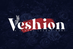 AL Veshion: A Floral Luxury Font for Editorial Design