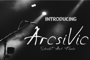 Arcsivic: A Playful Display Font for Modern Web Design