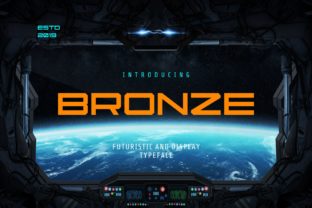 Bronze: A Futuristic Display Font for Bold Branding