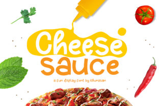 Cheese Sauce: A Playful Display Font for Branding