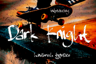 Dark Knight Display Font: Bold Strength for Branding