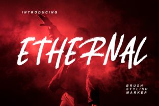 Ethernal: A Handwritten Brush Marker Font Review