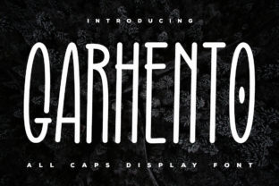 Garhento: A Bold Modern Display Font