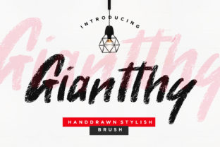Giantthy: A Handwritten Brush Font for Modern Web Design