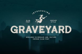 Graveyard: A Display Font with Vintage Edge for Editorial Design