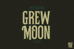 Grewmoon: The Vintage Display Font That Turns Campaign Headlines Into Visual Anchors