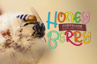 Honey Berry: A Sweet Display Font for Brands