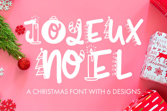 Joyeux Noel: A Christmas Display Font for Holiday Branding