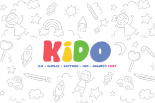 Kido: A Whimsical Display Font for Creative Product Design