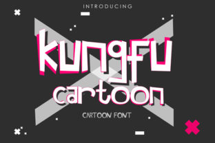 Kungfu Cartoon Font: A Playful Display Typeface for Crafters