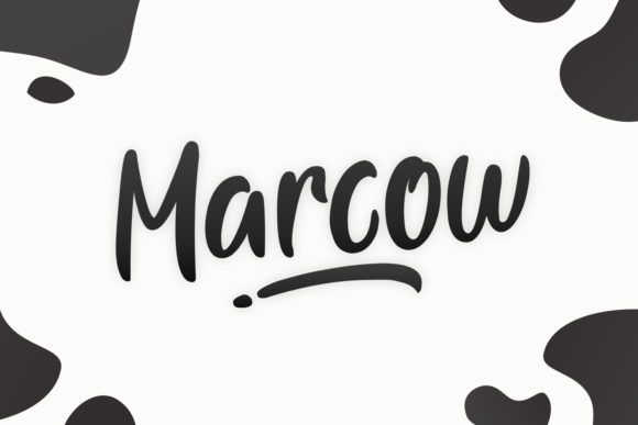 Marcow: A Uniquely Authentic Modern Display Font