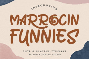 Marrocin Funnies: A Playful Font for Creative Branding