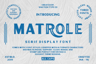 Matrole: The Display Font That Stops the Scroll