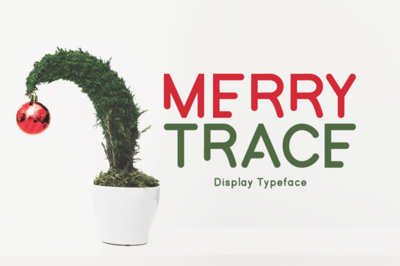 Merry Trace: A Display Font for Festive Marketing