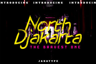 North Djakarta Font Brings Bold Confidence to Handmade Labels and Product Designs