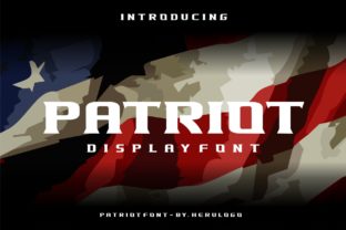 Patriot: A Bold Display Font for Memorable Branding