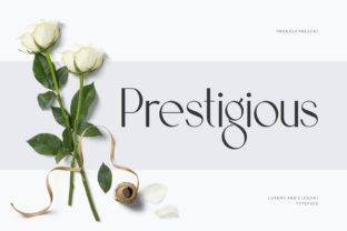 Prestigious: A Display Font That Makes Small Brands Look Unforgettable