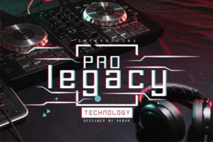 Pro-Legacy: The Electric Display Typeface Crafters Love
