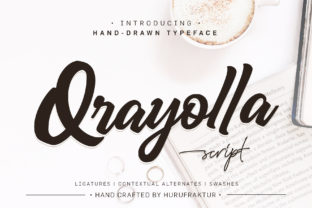 Qrayolla: A Sweet Organic Display Typeface for Digital Design