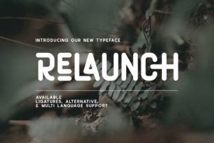 Relaunch: A Classy Display Font for Cohesive Business Branding