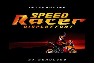 Speed Racer: A Sporty Display Font for Makers