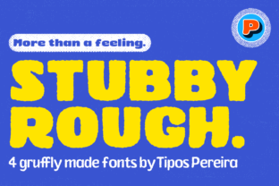 Stubby Rough: A Display Font for Bold Marketing