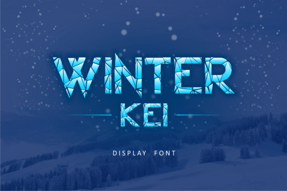 Winter Kei: A Bold Display Font for Campaign Creators